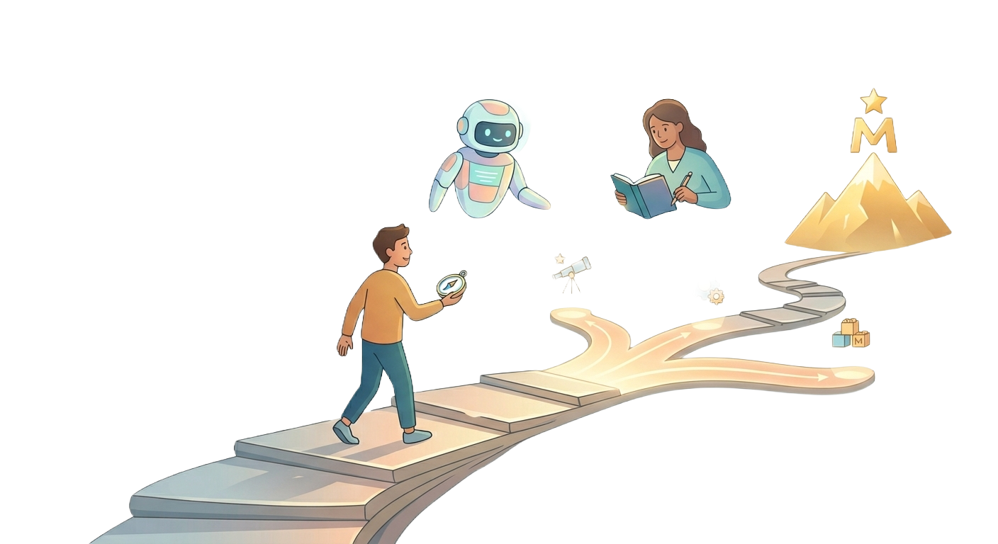 Student learning physics with interactive tools